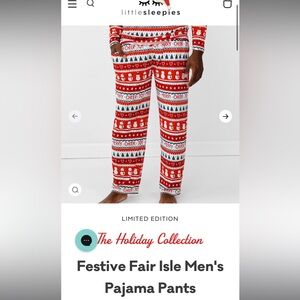 Little sleepies mens pajama pants
